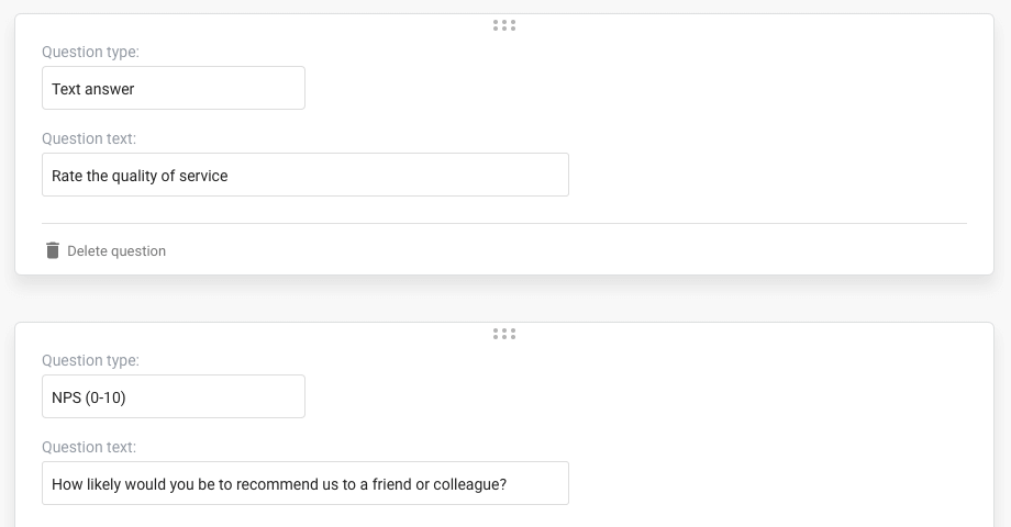 Questions offline survey app android